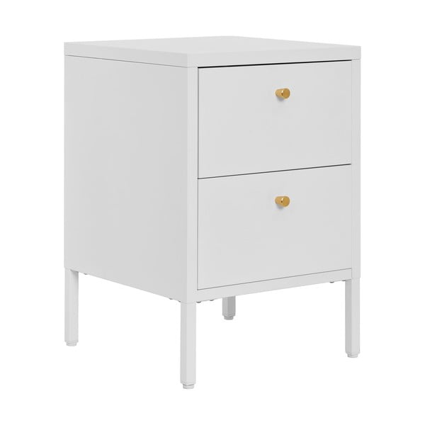 Bela kovinska nočna omarica Dalby – House Nordic-image-2