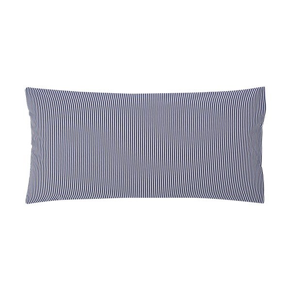 Komplet 2 modrih prevlek za okrasno blazino iz ranforce bombaža Westwing Collection Daisies, 40 x 80 cm-image-3