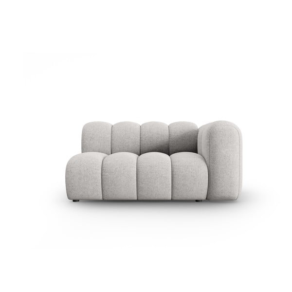 Svetlo siv modul za sedežno garnituro (desni kot) Lupine – Micadoni Home