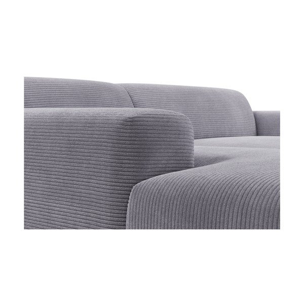Svetlo siva sedežna garnitura Marie Claire Home Karen, 250 cm, levi kot-image-1