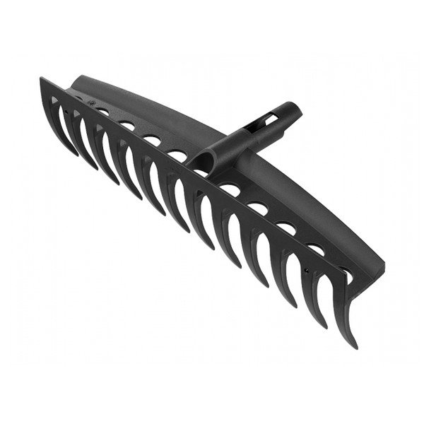 Črne univerzalne grablje Fiskars Solid, širina 40,5 cm