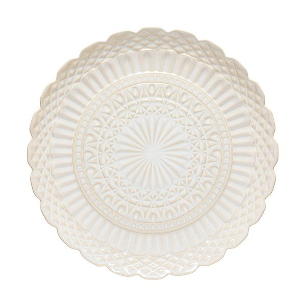 Bel servirni krožnik iz kamenine ø 39 cm Cristal – Costa Nova