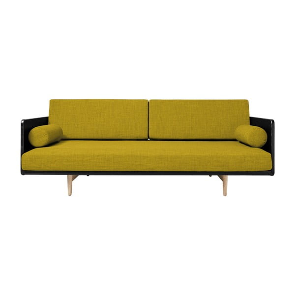 Variabilni kavč Karup Deva Black/Raw Oak/Amarillo-image-4