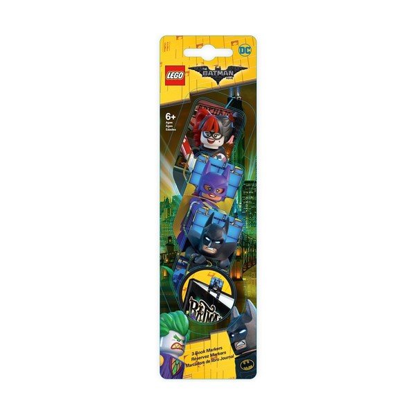 Komplet 3 knjižnih kazal LEGO® Batman-image-1
