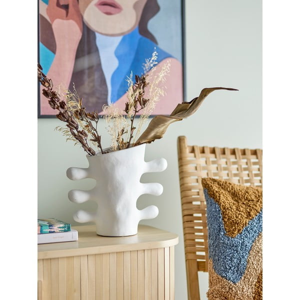Bela lončena vaza Pernilla – Bloomingville-image-1