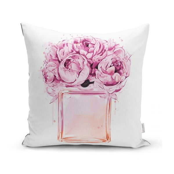 Prevleka za okrasno blazino Minimalist Cusion Covers Pink flowers, 45 x 45 cm