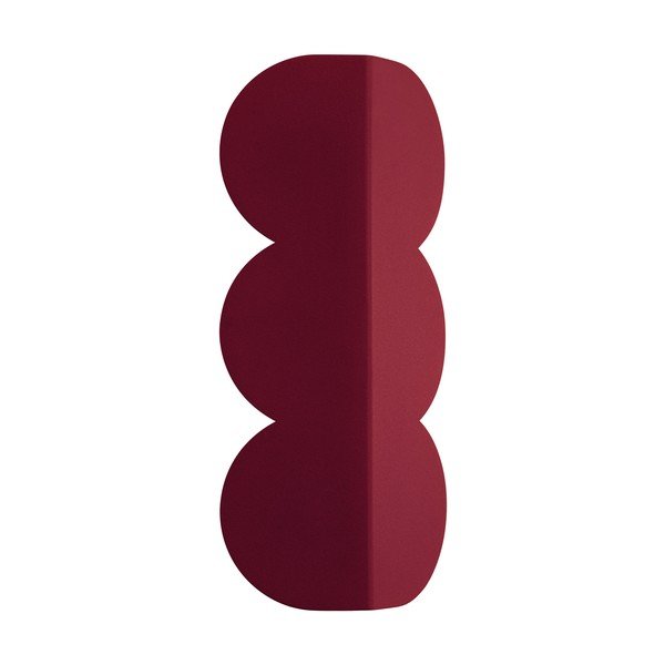 Bordo rdeča aluminijasta stenska svetilka BISCUIT – Thoro