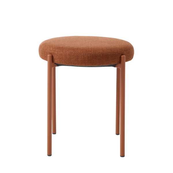 Kovinski stolček v barvi terakote Pelican – Unique Furniture-image-3