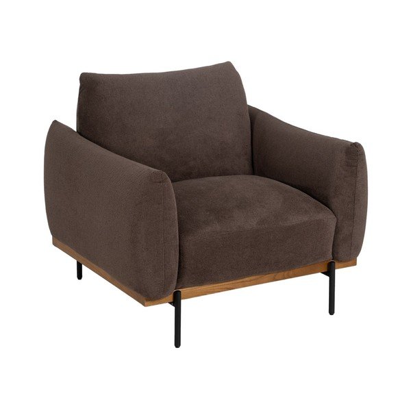 Rjav fotelj Marron – Ixia