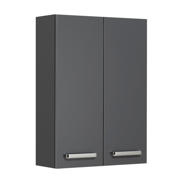 Temno siva stenska kopalniška omarica 50x70 cm Set 311 - Pelipal