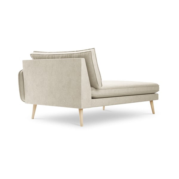 Bež ležalnik Kooko Home Lento, desni kot-image-2