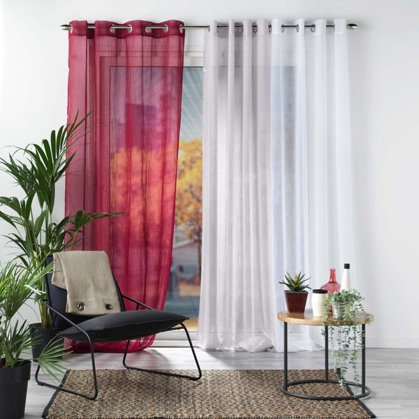 Zelena prosojna zavesa 140x280 cm Telma – douceur d'intérieur-image-3