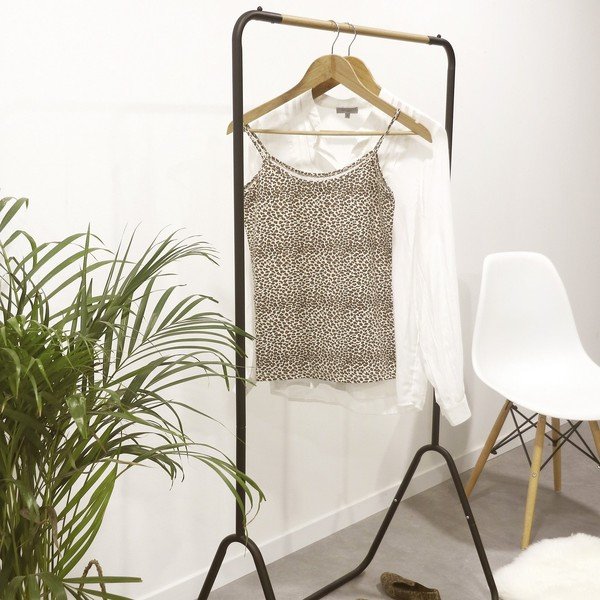 Črno stojalo za oblačila Compactor Elias Clother Hanger, višina 145 cm-image-1