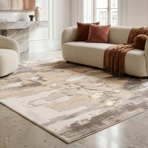 Bež/kremno bela preproga 160x220 cm Miro – Asiatic Carpets-image-1