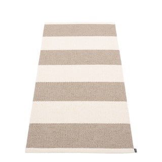 Bež/kremno bel zunanji in notranji tekač 70x150 cm Bob Mud Vanilla – Pappelina