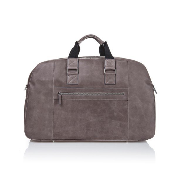 Torba Ferruccio Laconi Traveler iz sive in rjave telečje kože-image-1