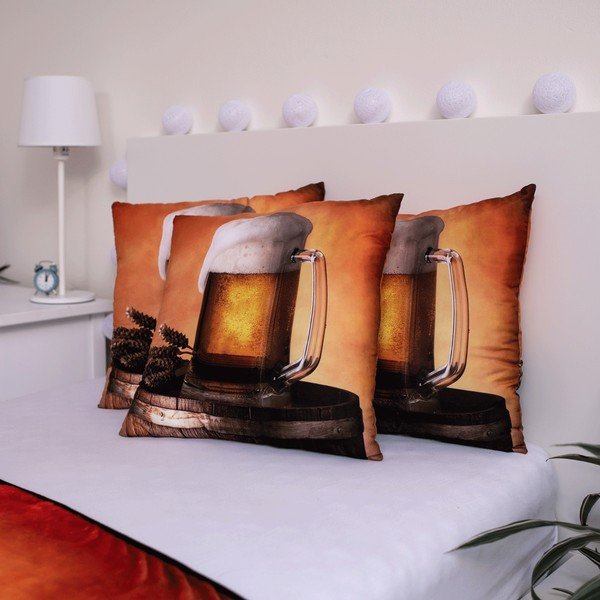 Okrasna blazina 40x40 cm Beer – Jerry Fabrics-image-1