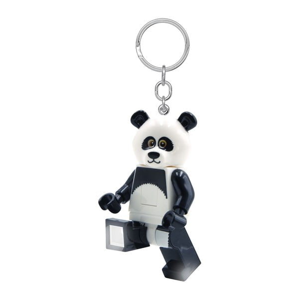 Črn/bel obesek za ključe z lučko Iconic Panda – LEGO®-image-4