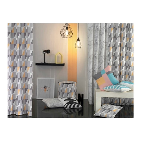 Črno-bela prevleka za vzglavnik Mike & Co. NEW YORK Pinky Light Stripes, 43 x 43 cm-image-1