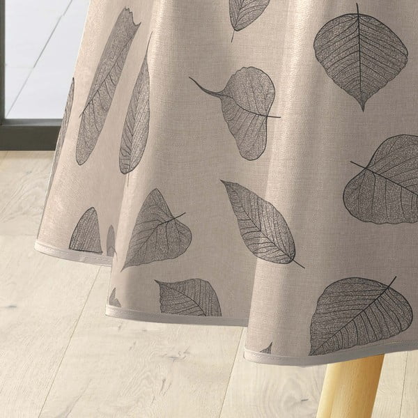 Povoščen namizni prt ø 160 cm Feuillys – douceur d'intérieur-image-3