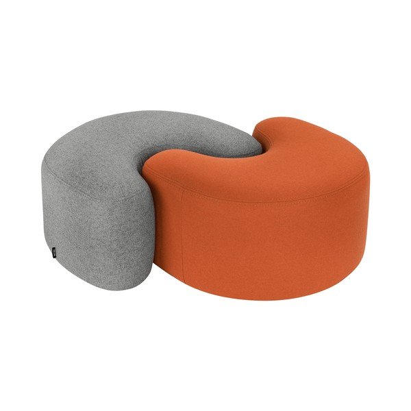 Tabure iz volne v barvi terakote Ü – noo.ma-image-4