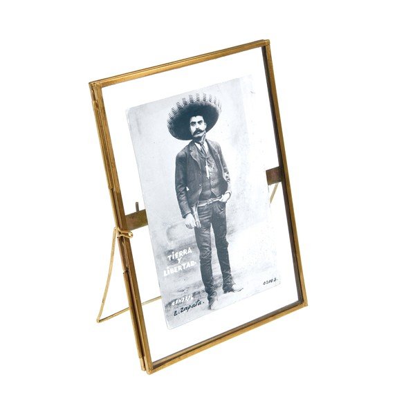 Kovinski stoječ okvir v zlati barvi 13x18 cm – Rex London