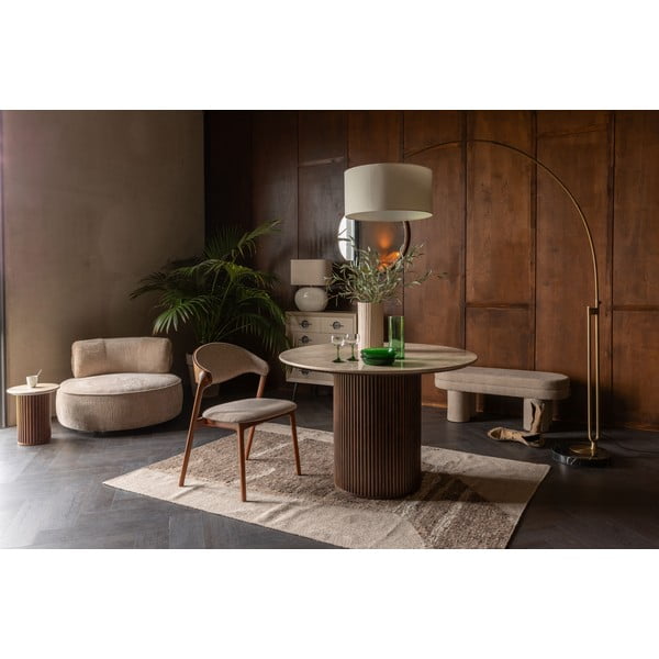 Rjava/bež volnena preproga 160x230 cm Briton – Dutchbone-image-1