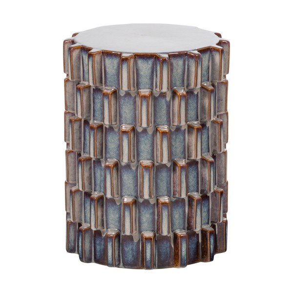 Keramična okrogla stranska mizica ø 35 cm Axu – WOOOD