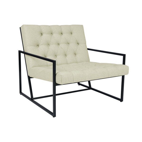Krem fotelj Mazzini Sofas Aster