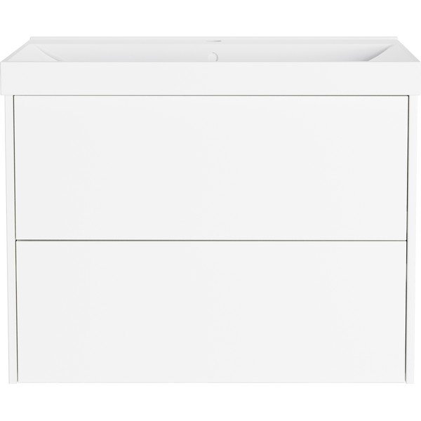 Bela stenska omarica za pod umivalnik v mat dekorju 81x65 cm Bodera – Germania-image-3