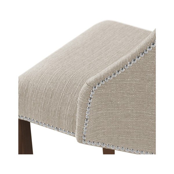 Krem stol s temno rjavimi bukovimi nogami Ted Lapidus Maison Patchouli-image-3