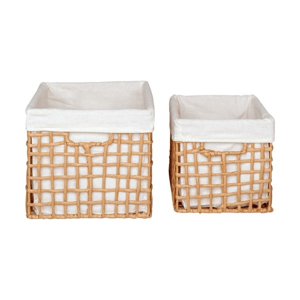 Košare v kompletu 2 ks 25x35x22 cm Bustelo – House Nordic-image-3