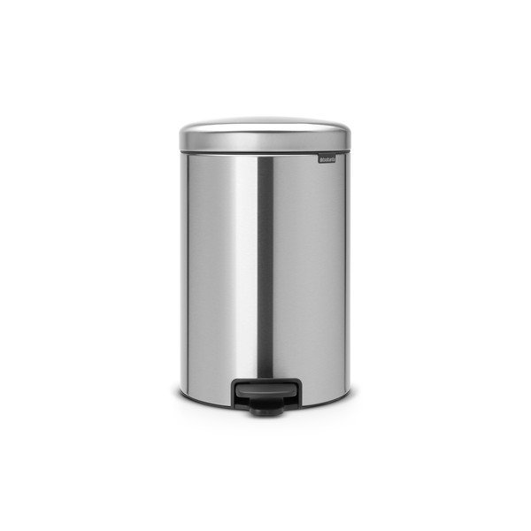 Jeklen koš za smeti s pedalom v mat srebrni barvi 20 l NewIcon – Brabantia