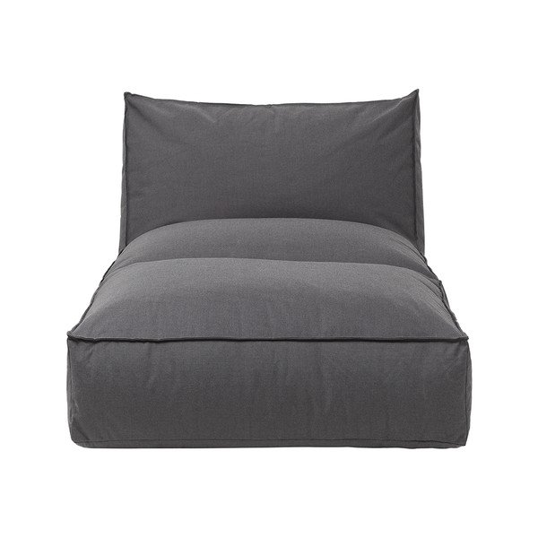 Temno siv vrtni ležalnik Blomus Coal, dolžina 190 cm