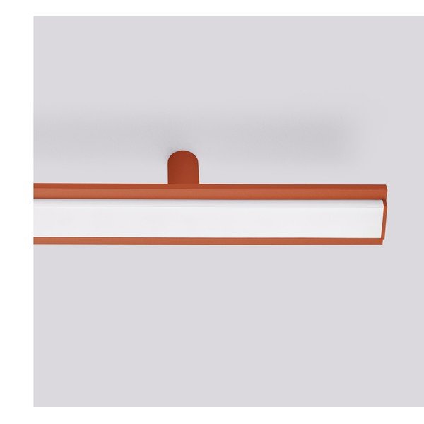 Opečnato oranžna aluminijasta LED stropna svetilka 4x181 cm LAGOM – Thoro-image-3