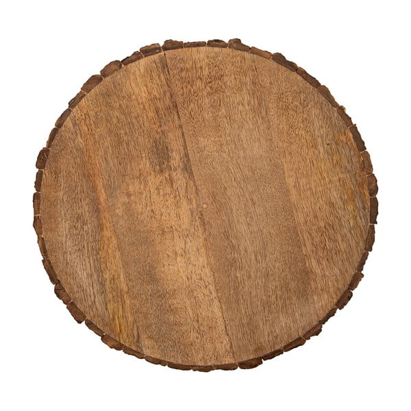 Lesena deska za rezanje servirna ø 39 cm Mango – Orion-image-2