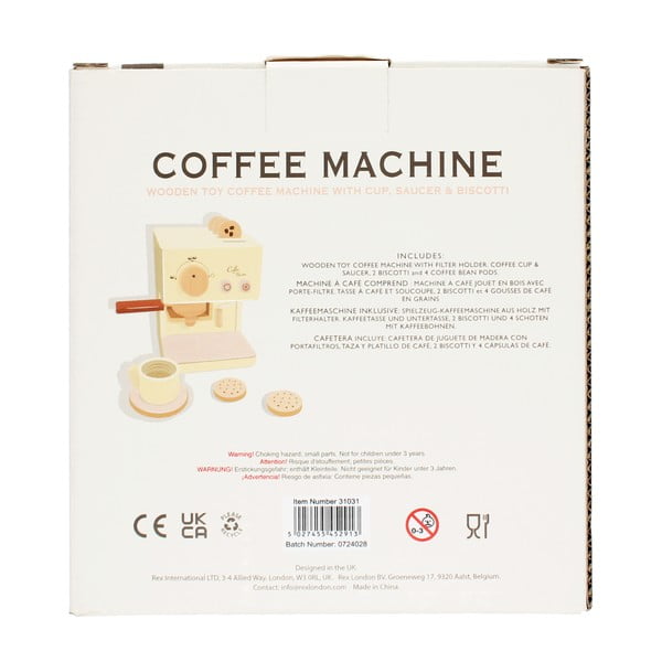 Oprema za otroško kuhinjo Coffee Machine – Rex London-image-3