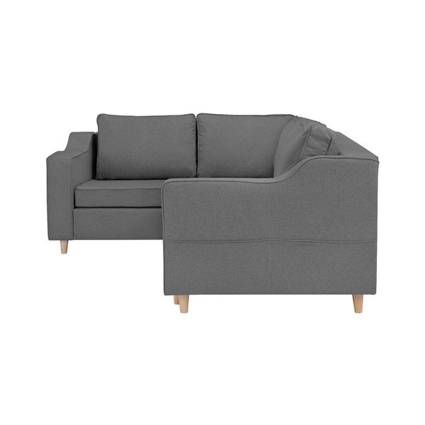 Mazzini Sofas Jonquille, štirisedežna raztegljiva sedežna garnitura, siva, levi kot-image-4