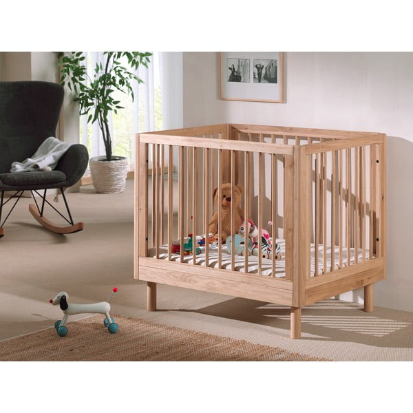 Stajica iz masivnega hrasta 95x75 cm v naravni barvi Forrest – Vipack-image-1