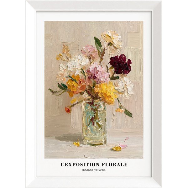 Tiskana slika z okvirjem 56x75 cm Sunny Bouquet – Styler
