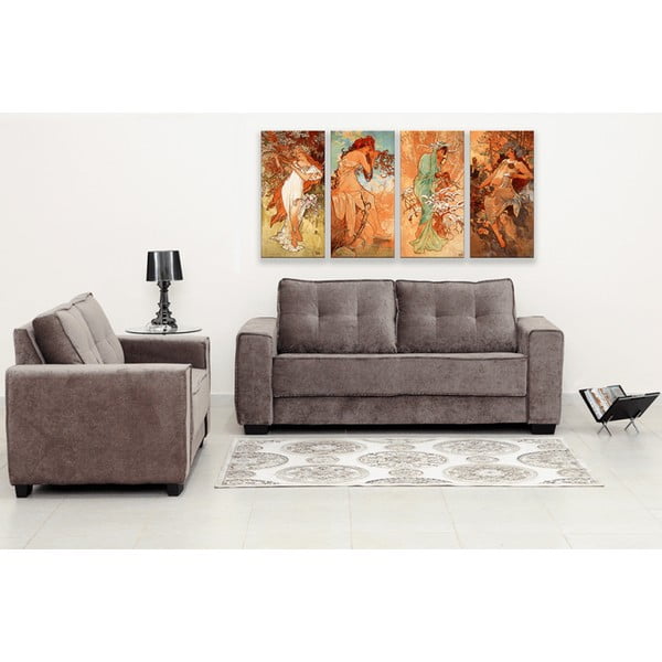 Reprodukcija slike Alfons Mucha - Pory Roku, 80 x 40 cm-image-1