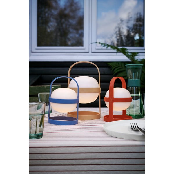 LED prenosljiva zunanja svetilka s solarnim panelom in USB ø 12 cm Soft Spot – Rosendahl-image-1