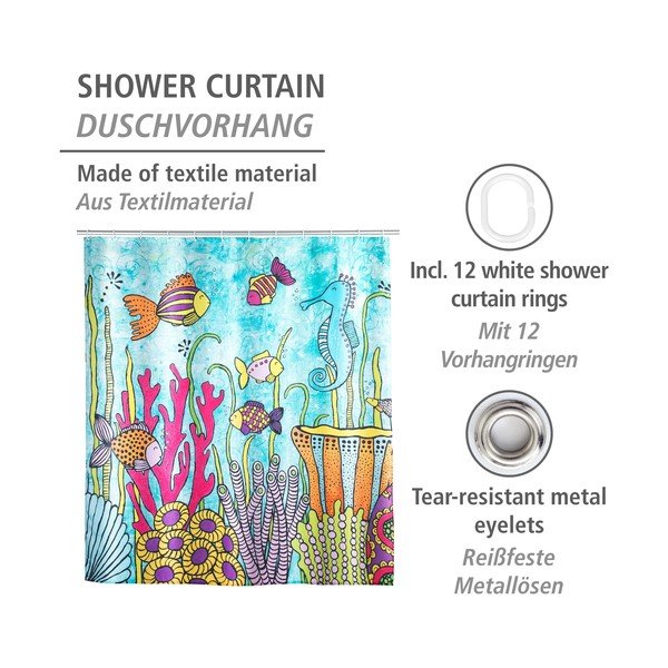 Zavesa za tuš 180x200 cm Rollin'Art Ocean Life – Wenko-image-4
