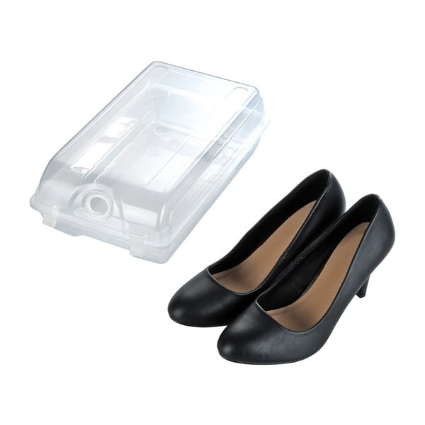 Prozorna škatla za shranjevanje čevljev Wenko Smart, širina 19,5 cm