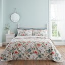 Bež pregrinjalo za zakonsko posteljo 220x230 cm Pippa Floral Bird – Catherine Lansfield