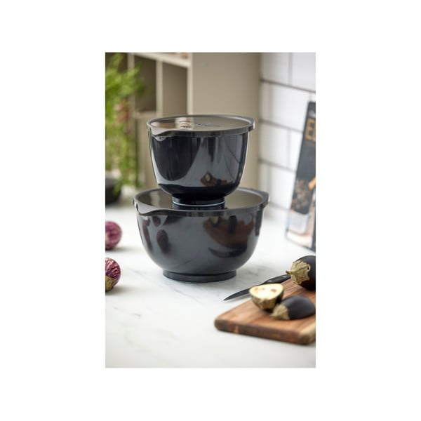 Črne sklede v kompletu 2 ks ø 23 cm Margrethe – Rosti-image-1