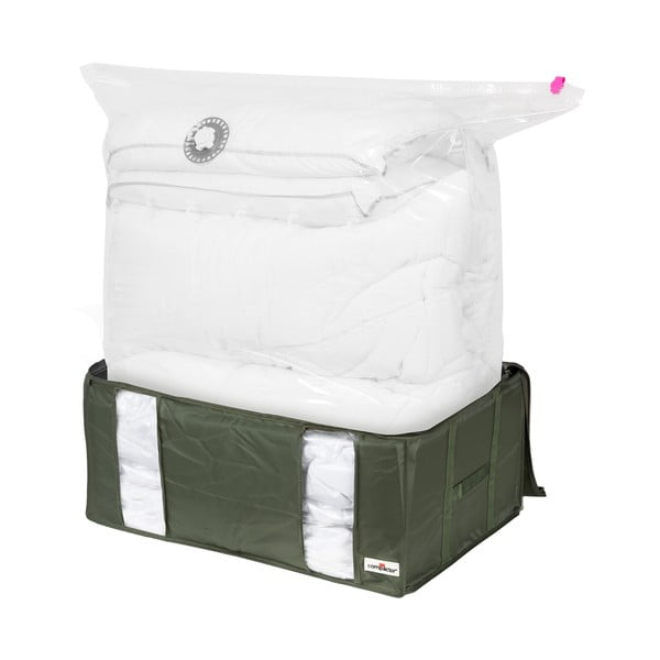 Vakuumska tekstilna škatla za shranjevanje oblačil 65x45x27 cm Ecologik – Compactor-image-4