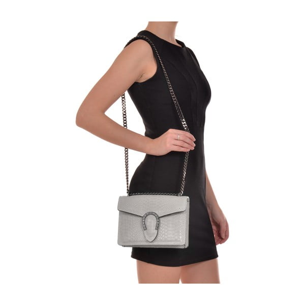 Bež usnjena pisemska torbica Renata Corsi Fiona-image-4