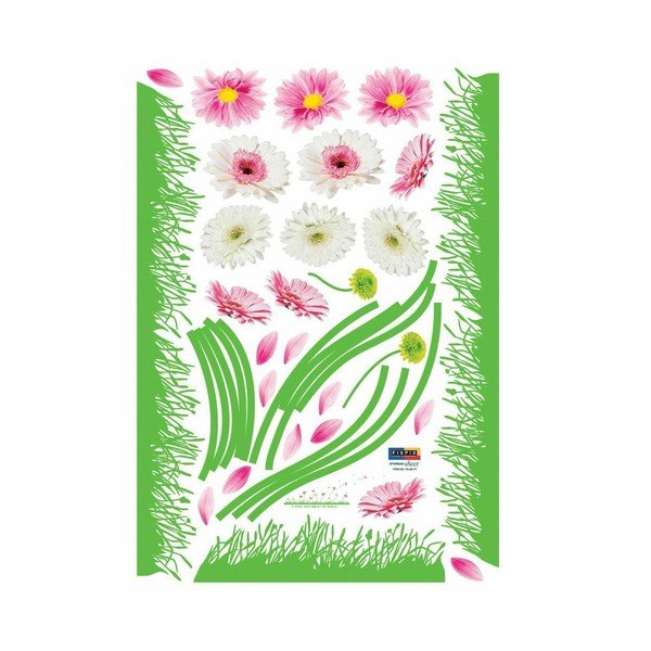 Nalepka Fanastick Colored Gerbera and Grass-image-1