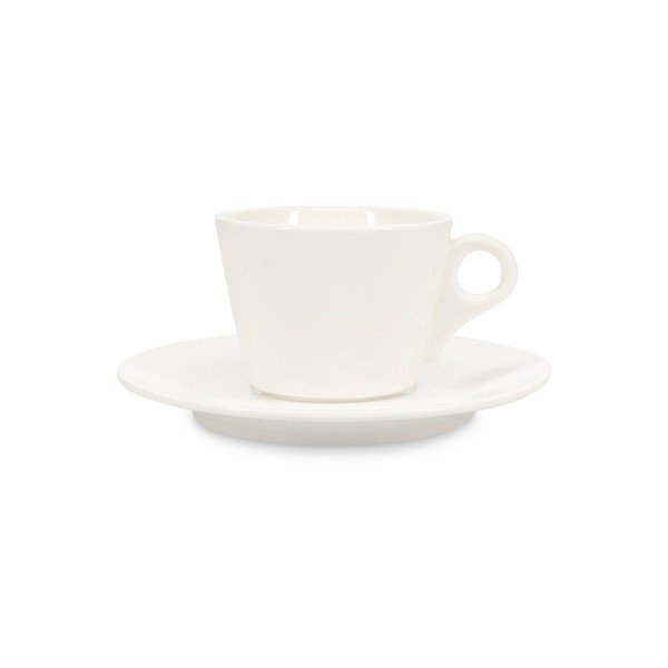 Bela porcelanasta skodelica za kapučino 160 ml Barista – BonBistro-image-3